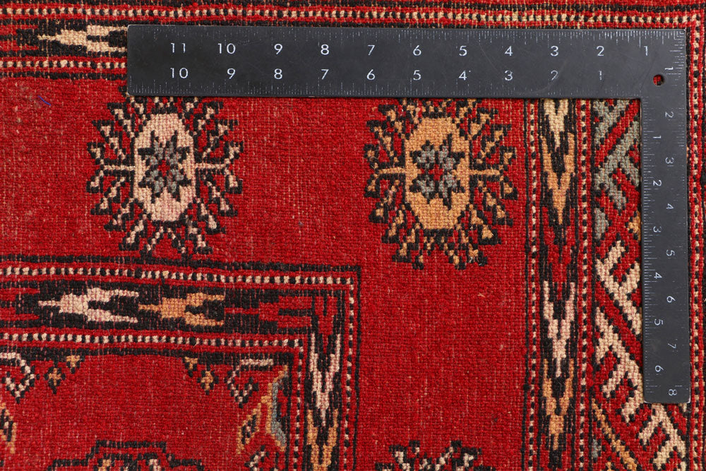 Red Bokhara 3' x 6' 2 - No. 41523 - ALRUG Rug Store