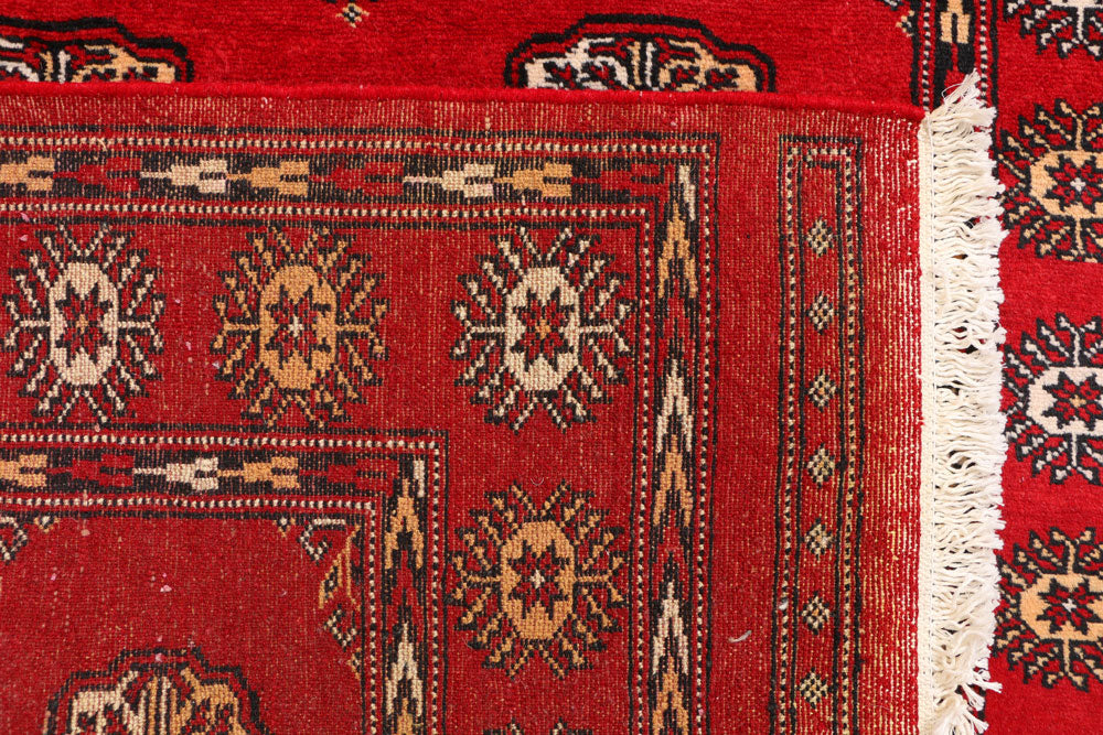 Red Bokhara 3' 2 x 6' 2 - No. 41529 - ALRUG Rug Store