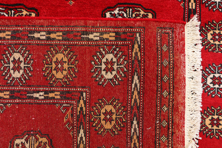 Red Bokhara 3' 2 x 6' 2 - No. 41529 - ALRUG Rug Store