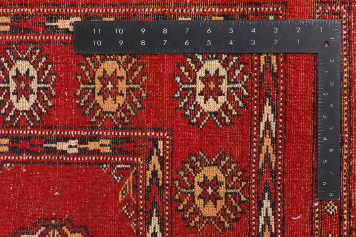 Red Bokhara 3' 2 x 6' 2 - No. 41529 - ALRUG Rug Store