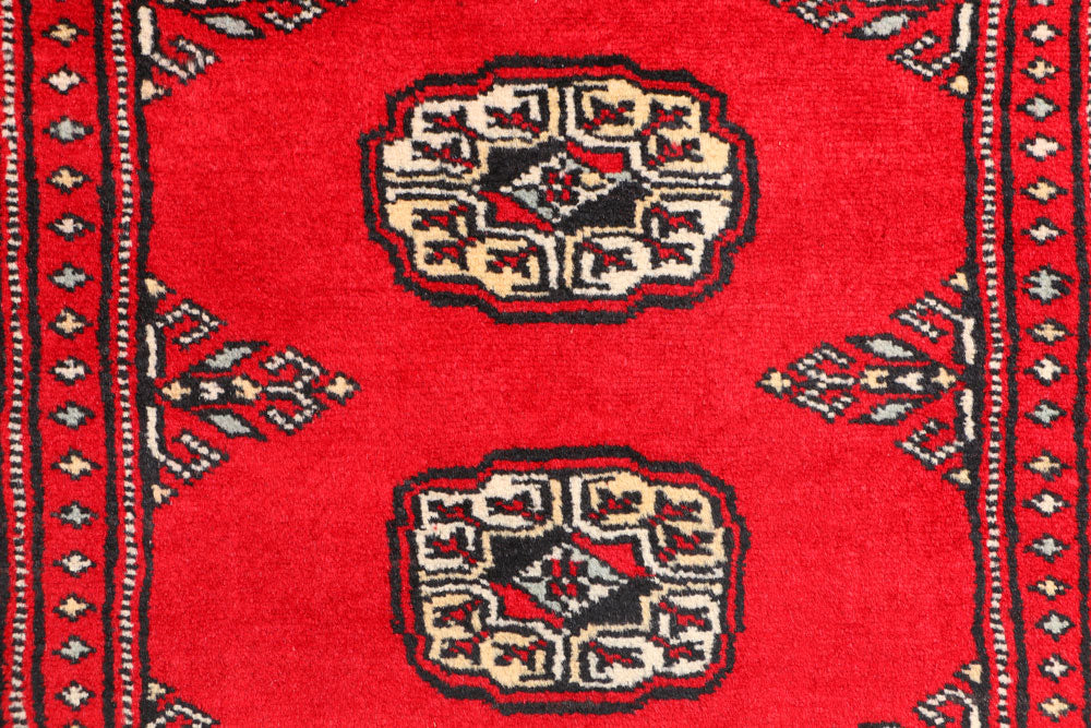 Red Bokhara 3' 1 x 5' 7 - No. 41532 - ALRUG Rug Store