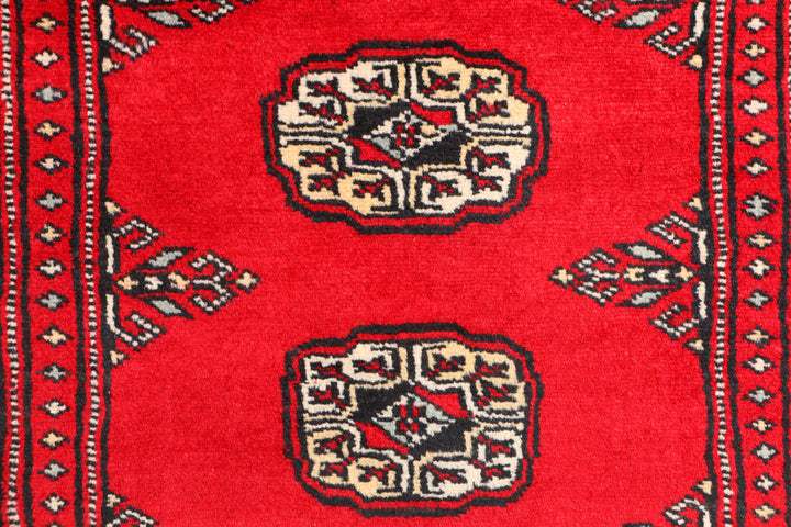 Red Bokhara 3' 1 x 5' 7 - No. 41532 - ALRUG Rug Store