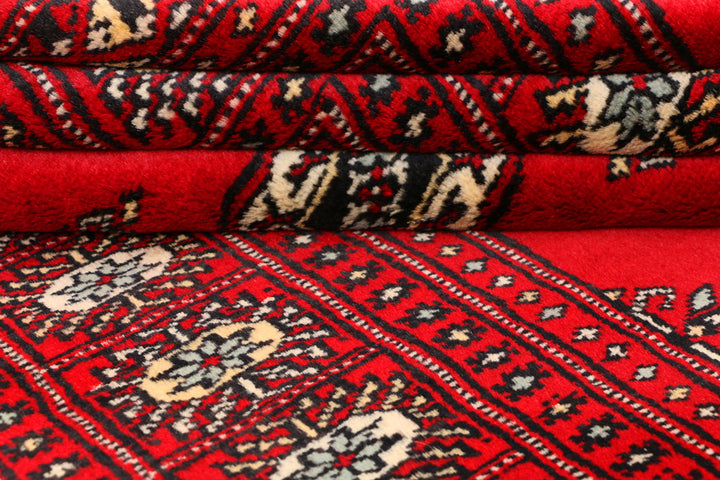 Red Bokhara 3' 1 x 5' 7 - No. 41532 - ALRUG Rug Store