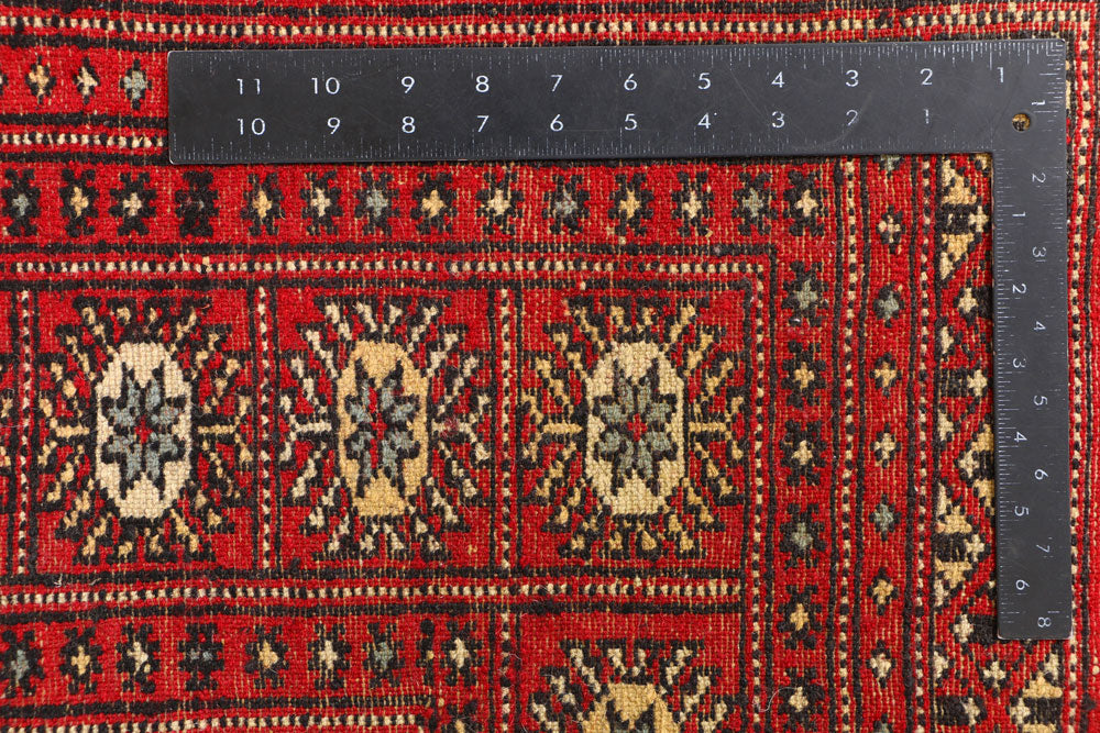 Red Bokhara 3' 1 x 5' 7 - No. 41532 - ALRUG Rug Store