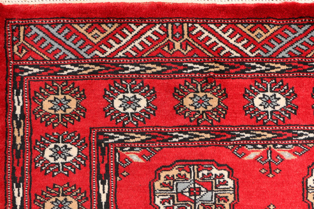 Red Bokhara 3' 3 x 5' 9 - No. 41534 - ALRUG Rug Store