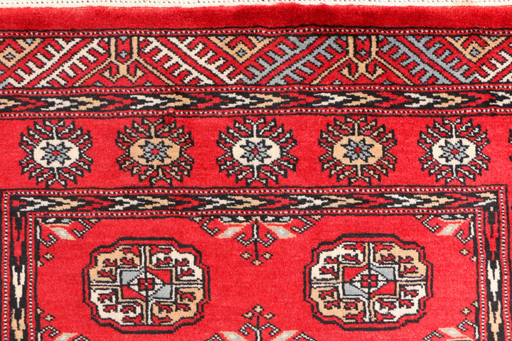 Red Bokhara 3' 3 x 5' 9 - No. 41534 - ALRUG Rug Store