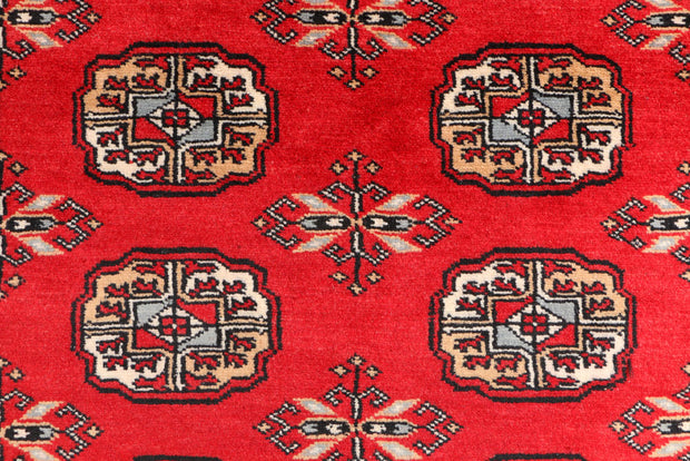 Red Bokhara 3' 3 x 5' 9 - No. 41534 - ALRUG Rug Store