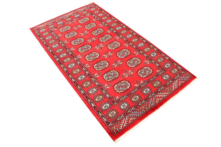 Red Bokhara 3' 3 x 5' 9 - No. 41534 - ALRUG Rug Store