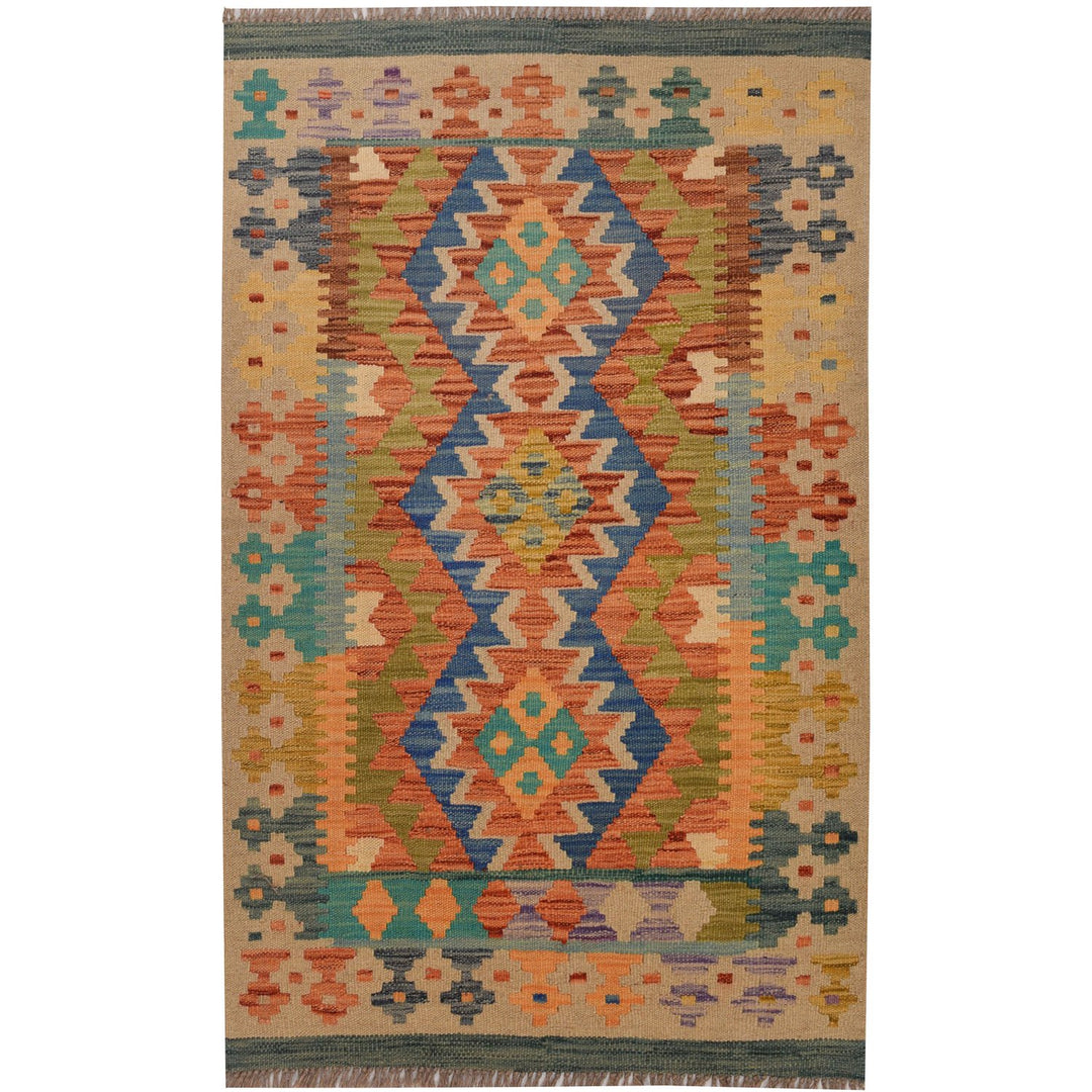 Vegetable Kilim 2' 5 x 4' (ft) - No. AL47801 - ALRUG Rug Store