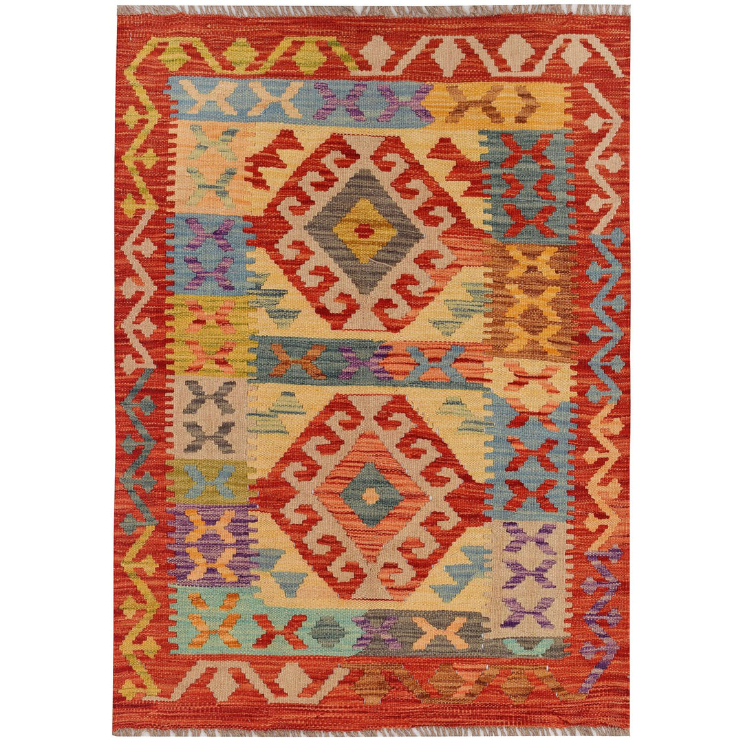 Vegetable Kilim 2' 6 x 3' 8 (ft) - No. AL56662 - ALRUG Rug Store
