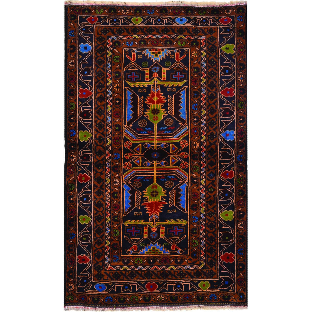 Baluchi Rug 3' x 5' (ft) - No. AL45736 - ALRUG Rug Store