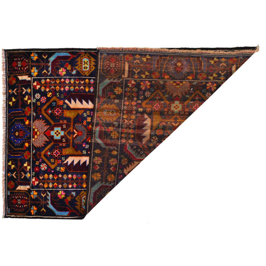Baluchi Rug 3' 1 x 4' 6 (ft) - No. AL67343 - ALRUG Rug Store