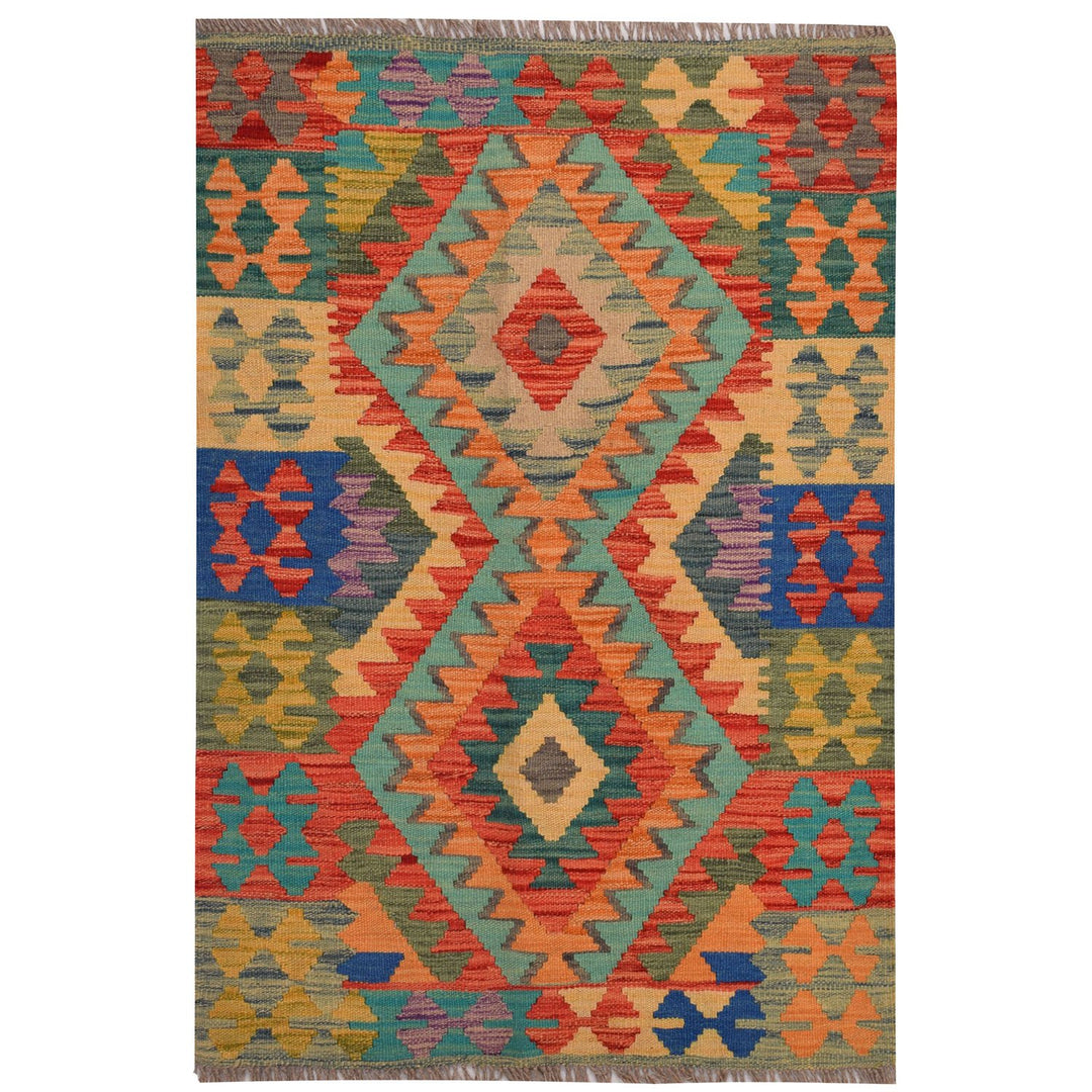 Vegetable Kilim 2' 5 x 3' 6 (ft) - No. AL47157 - ALRUG Rug Store