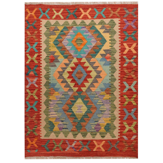 Vegetable Kilim 2' 8 x 3' 7 (ft) - No. AL63750 - ALRUG Rug Store