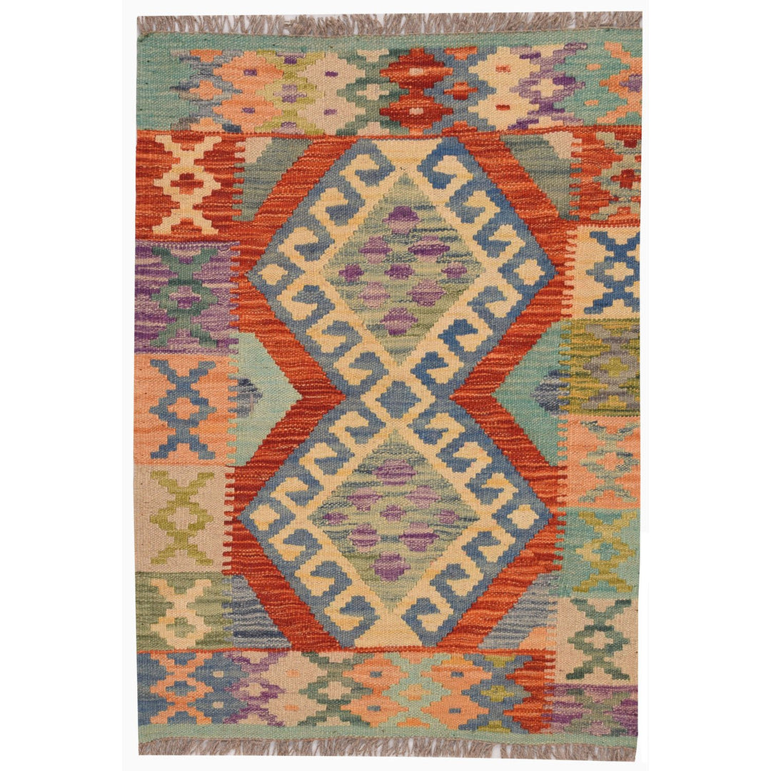 Vegetable Kilim 2' 1 x 2' 8 (ft) - No. AL61412 - ALRUG Rug Store