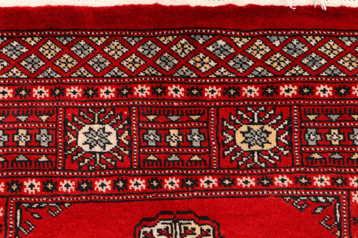 Dark Red Bokhara 3' x 5' 3 - No. 43976