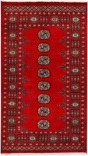 Dark Red Bokhara 3'  x" 5'  3" - No. QA70474