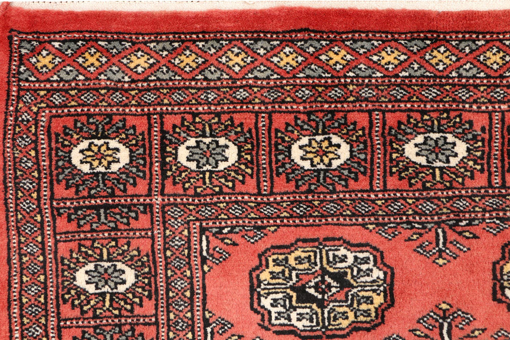Tomato Bokhara 3' x 5' 2 - No. 43977 - ALRUG Rug Store