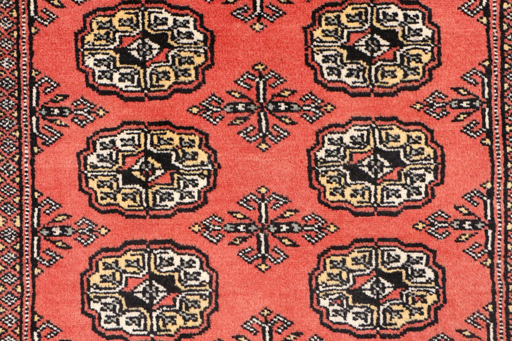 Tomato Bokhara 3' x 5' 2 - No. 43977 - ALRUG Rug Store