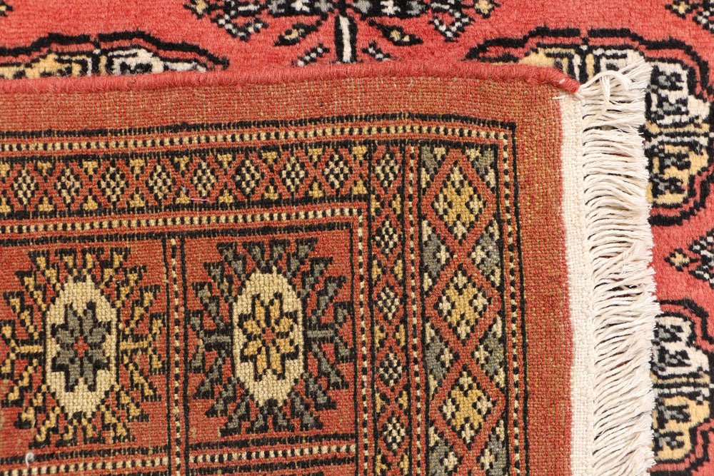 Tomato Bokhara 3' x 5' 2 - No. 43977 - ALRUG Rug Store