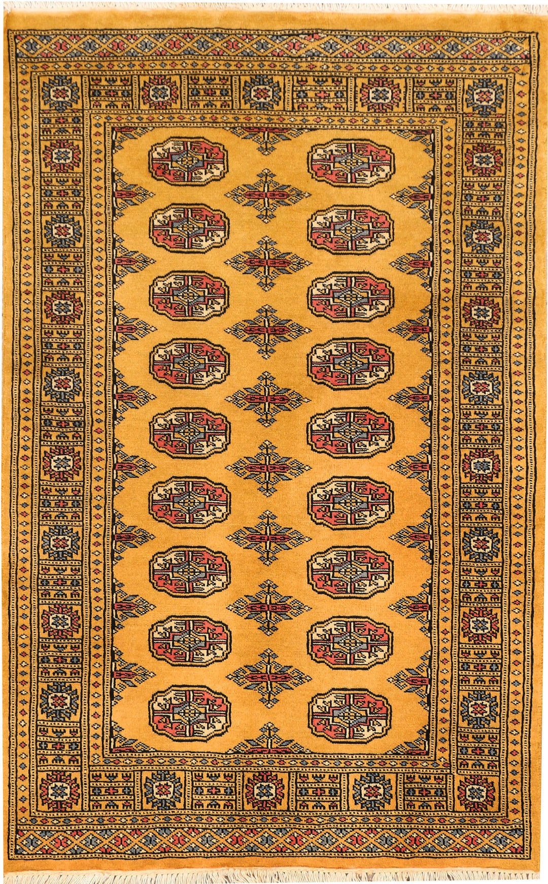 Gold Bokhara 3' x 4' 10 - No. 43978 - ALRUG Rug Store