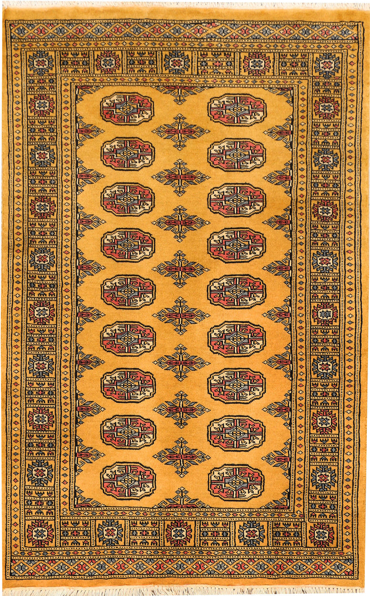 Gold Bokhara 3' x 4' 10 - No. 43978 - ALRUG Rug Store