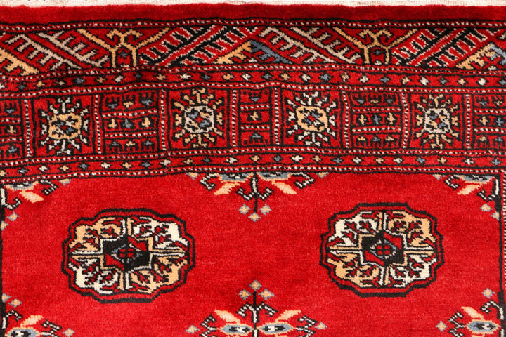 Dark Red Bokhara 3' x 5' 5 - No. 43979