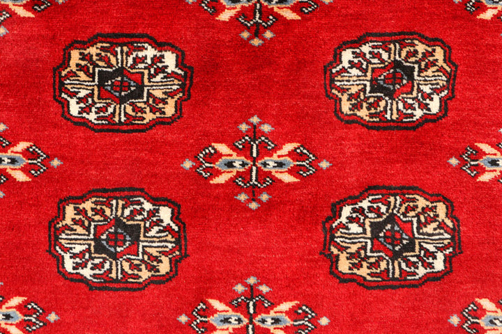 Dark Red Bokhara 3' x 5' 5 - No. 43979