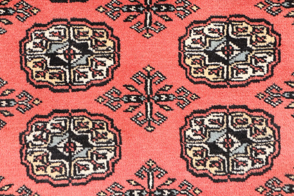Tomato Bokhara 2' 11 x 5' 1 - No. 43982 - ALRUG Rug Store