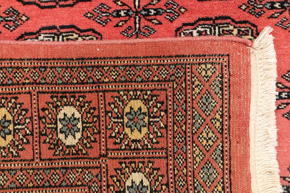 Tomato Bokhara 2' 11 x 5' 1 - No. 43982 - ALRUG Rug Store