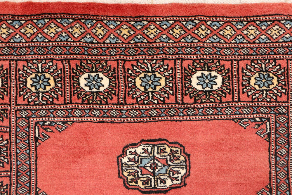 Tomato Bokhara 3' 2 x 5' 2 - No. 43986 - ALRUG Rug Store