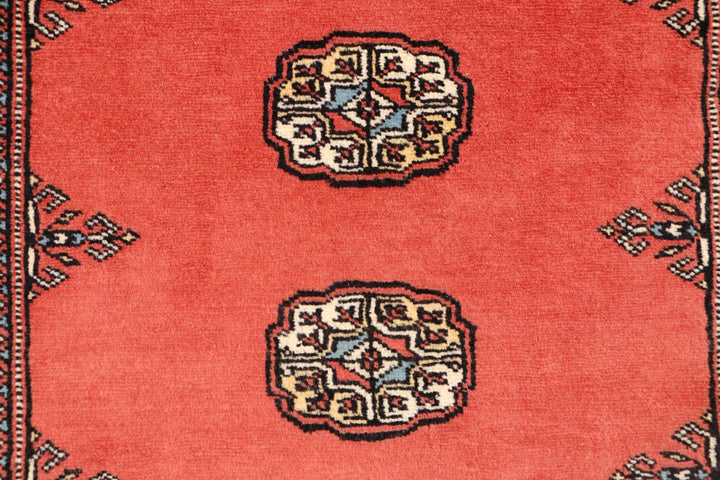 Tomato Bokhara 3' 2 x 5' 2 - No. 43986 - ALRUG Rug Store