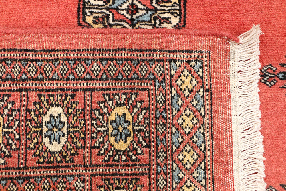 Tomato Bokhara 3' 2 x 5' 2 - No. 43986 - ALRUG Rug Store