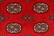 Dark Red Bokhara 3'  1" x 5' " - No. QA48405