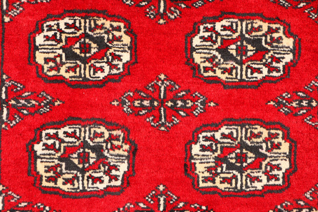 Dark Red Bokhara 3' 1 x 5' 5 - No. 43992