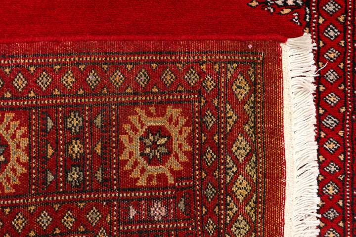 Red Bokhara 3' 1 x 5' 5 - No. 43996 - ALRUG Rug Store