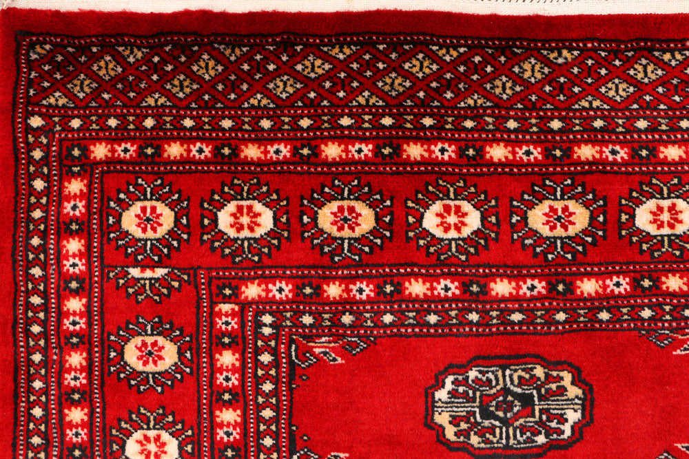 Red Bokhara 3' 2 x 5' 5 - No. 44001 - ALRUG Rug Store