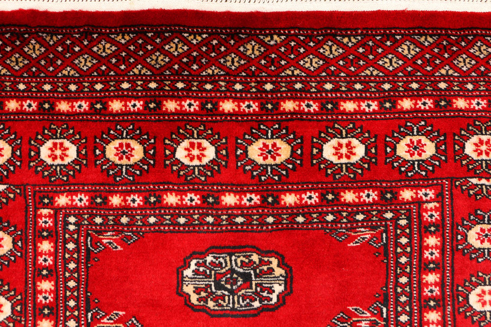 Red Bokhara 3' 2 x 5' 5 - No. 44001 - ALRUG Rug Store
