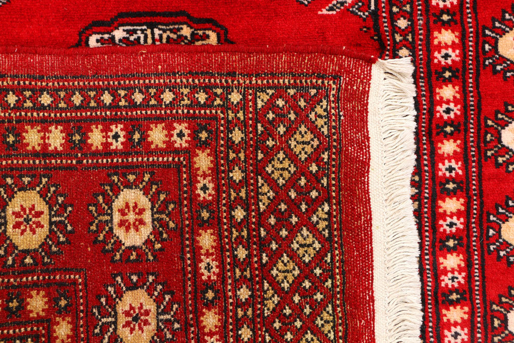 Red Bokhara 3' 2 x 5' 5 - No. 44001 - ALRUG Rug Store