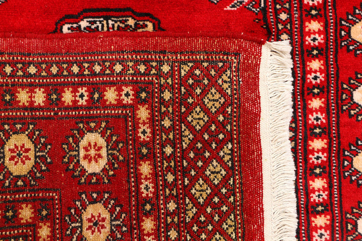 Red Bokhara 3' 2 x 5' 5 - No. 44001 - ALRUG Rug Store