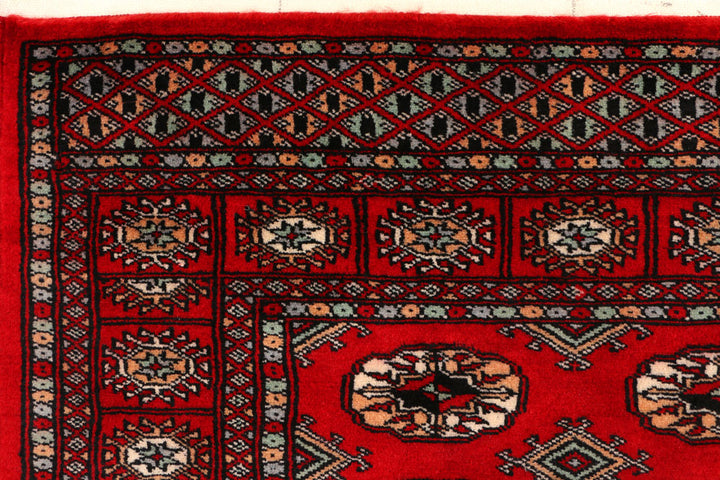 Dark Red Bokhara 3' 1 x 5' - No. 44007 - ALRUG Rug Store