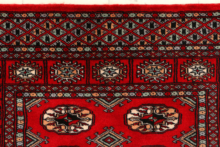 Dark Red Bokhara 3' 1 x 5' - No. 44007 - ALRUG Rug Store