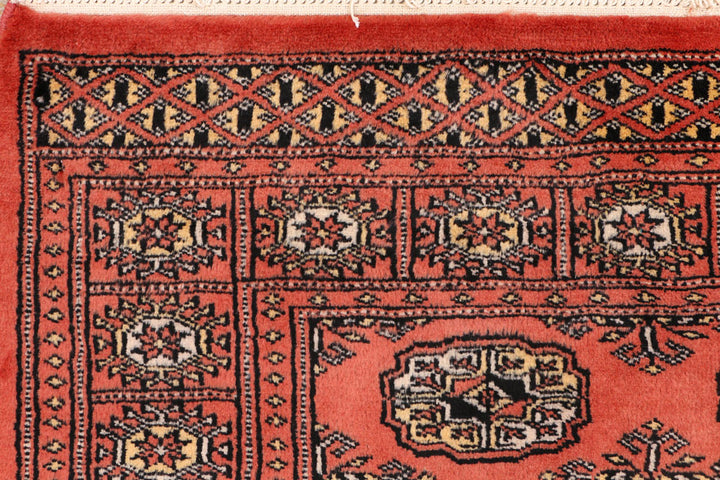 Indian Red Bokhara 2' 11 x 4' 7 - No. 44010 - ALRUG Rug Store