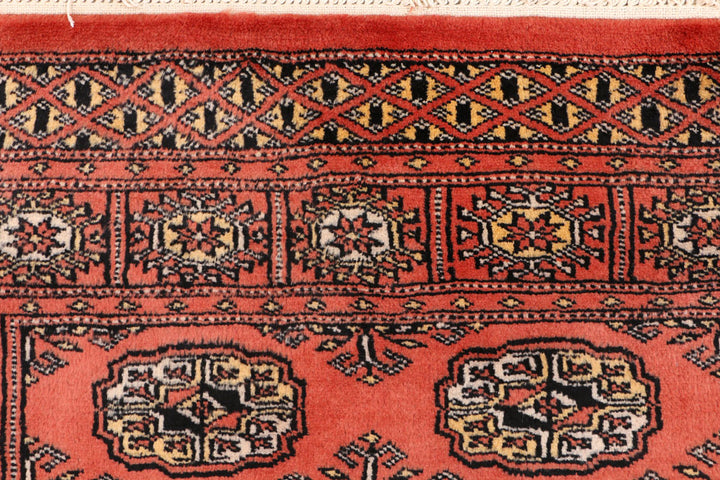 Indian Red Bokhara 2' 11 x 4' 7 - No. 44010 - ALRUG Rug Store