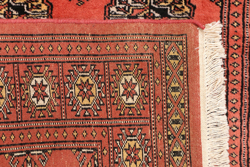 Indian Red Bokhara 2' 11 x 4' 7 - No. 44010 - ALRUG Rug Store