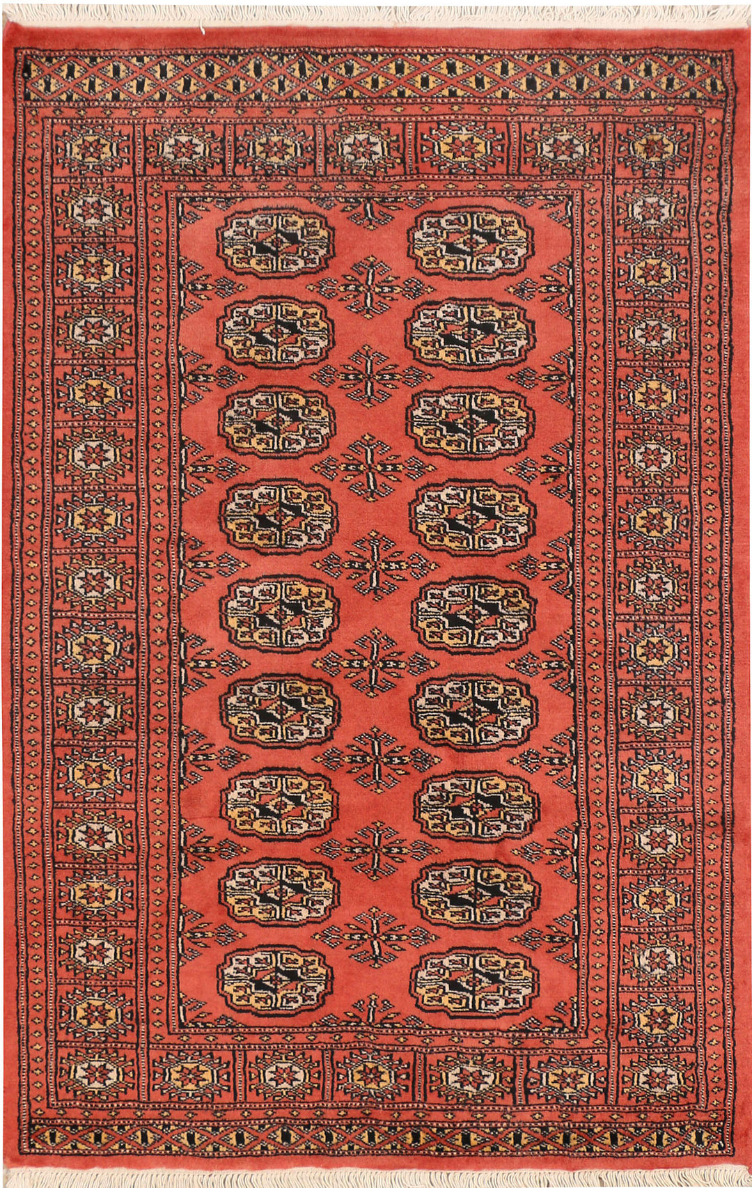 Indian Red Bokhara 2' 11 x 4' 7 - No. 44010 - ALRUG Rug Store