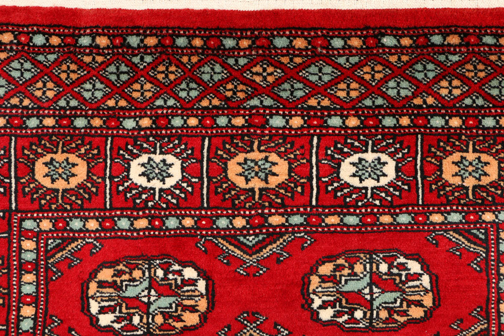 Dark Red Bokhara 3' x 5' 5 - No. 44013 - ALRUG Rug Store