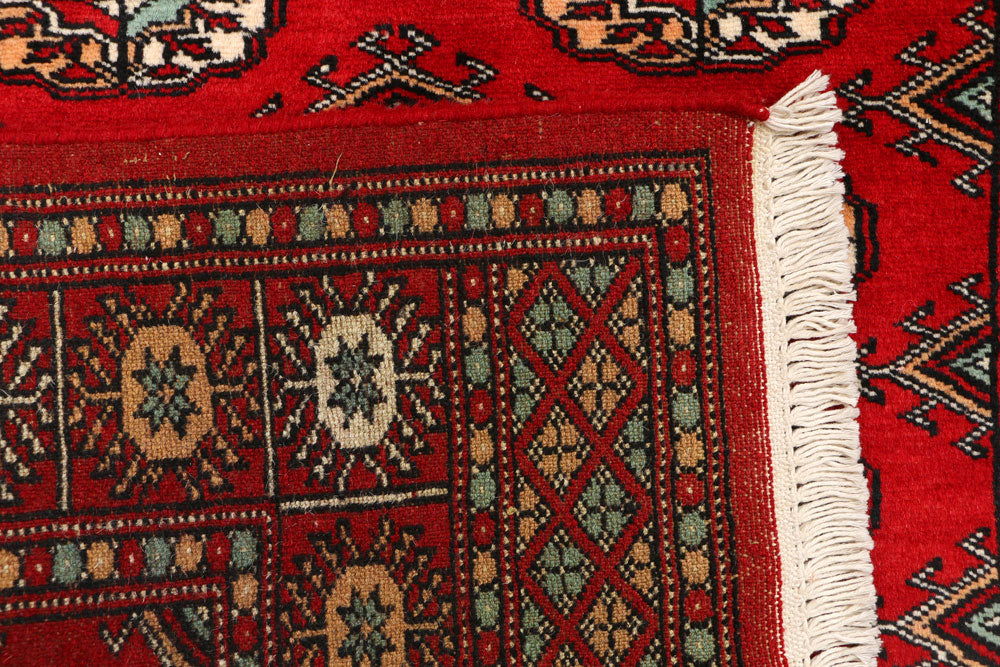 Dark Red Bokhara 3' x 5' 5 - No. 44013 - ALRUG Rug Store