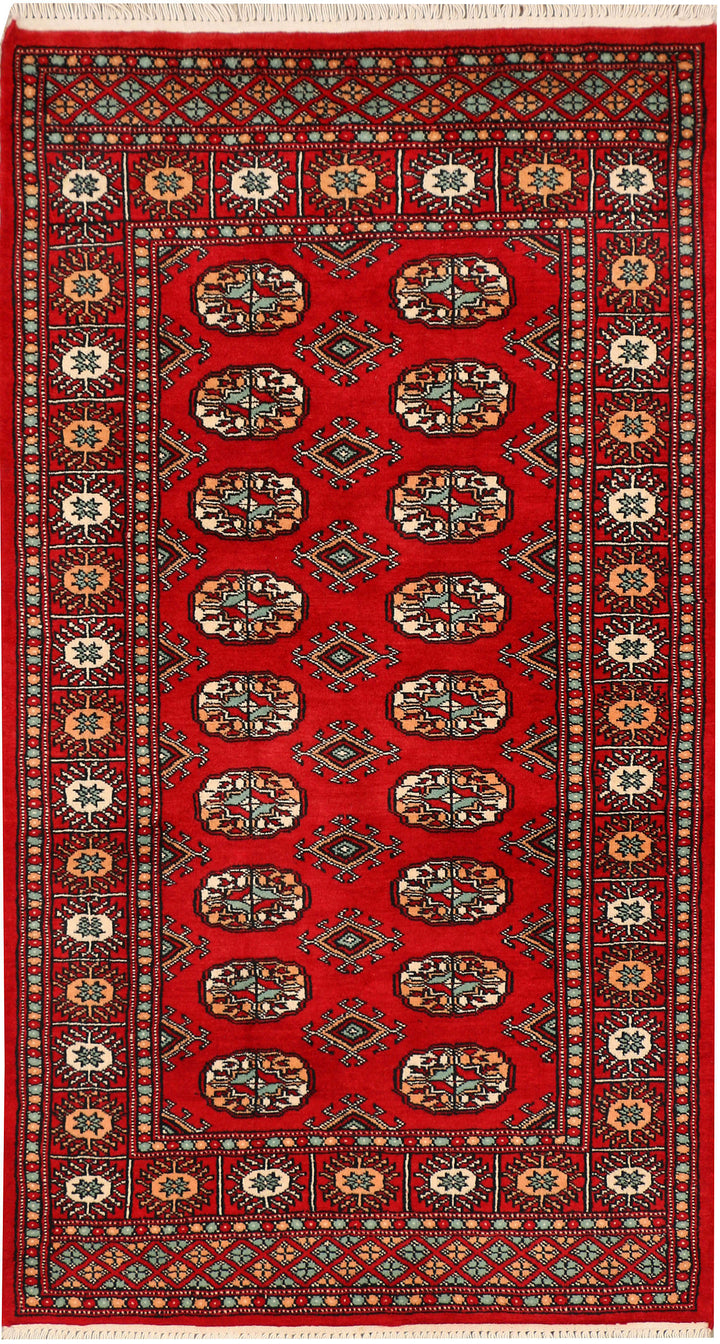 Dark Red Bokhara 3' x 5' 5 - No. 44013 - ALRUG Rug Store