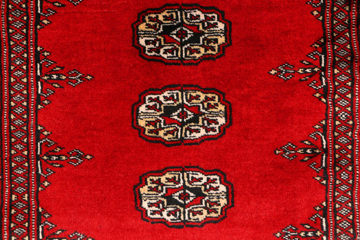 Dark Red Bokhara 3' 1 x 4' 6 - No. 44024